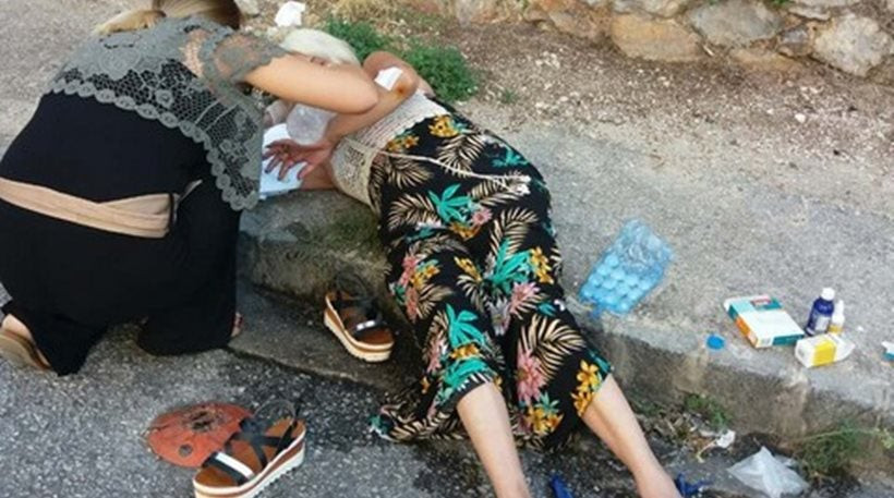 Ληστεία στη Θεσσαλονίκη: Τραυματίστηκαν γυναίκα και αστυνομικός (εικόνες)